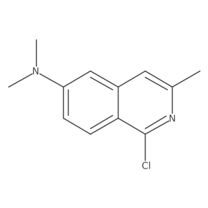 1-chloro-N,N,3-trimethylisoquinolin-6-amine结构式