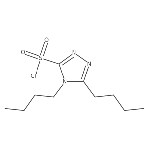 dibutyl-4H-1,2,4-triazole-3-sulfonyl chloride结构式