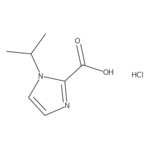 1-Isopropyl-1H-imidazole-2-carboxylic acid hydrochloride Structure