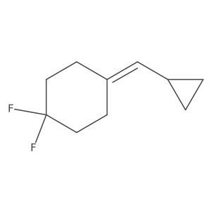 4-(Cyclopropylmethylidene)-1,1-difluorocyclohexane Structure