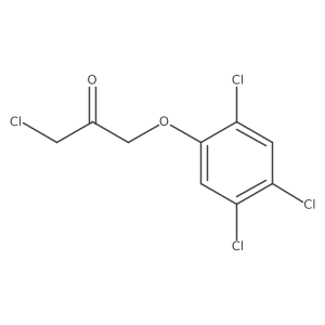 1-Chloro-3-(2,4,5-trichlorophenoxy)propan-2-one结构式