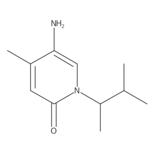 5-Amino-4-methyl-1-(3-methylbutan-2-yl)-1,2-dihydropyridin-2-one Structure