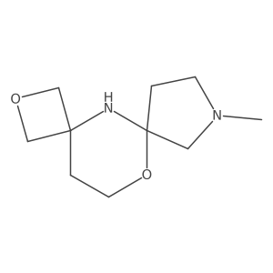 8-Methyl-2,11-dioxa-5,8-diazadispiro[3.1.4^{6}.3^{4}]tridecane Structure