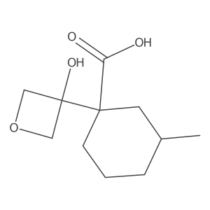 1-(3-Hydroxyoxetan-3-yl)-3-methylcyclohexane-1-carboxylic acid Structure