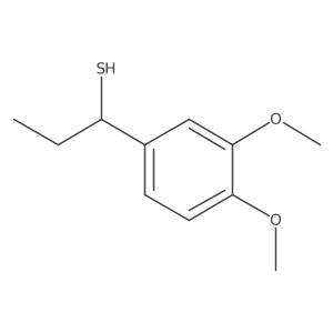 1-(3,4-Dimethoxyphenyl)propane-1-thiol Structure