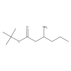Tert-butyl (3R)-3-aminohexanoate Structure