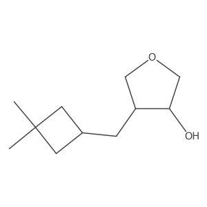 rac-(3R,4S)-4-[(3,3-dimethylcyclobutyl)methyl]oxolan-3-ol Structure