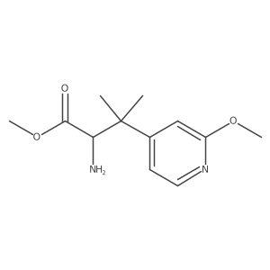 Methyl 2-amino-3-(2-methoxypyridin-4-yl)-3-methylbutanoate Structure