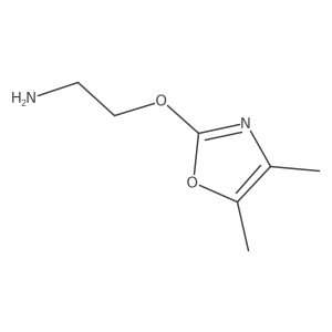 2-[(Dimethyl-1,3-oxazol-2-yl)oxy]ethan-1-amine结构式