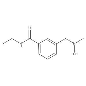N-ethyl-3-{[hydroxy(methyl)amino]methyl}benzamide Structure