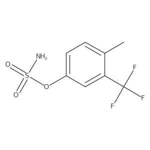 4-Methyl-3-(trifluoromethyl)phenyl sulfamate Structure