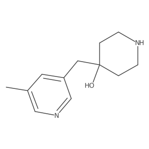 4-[(5-Methylpyridin-3-yl)methyl]piperidin-4-ol Structure