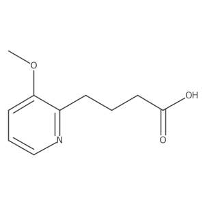 4-(3-Methoxypyridin-2-yl)butanoic acid结构式