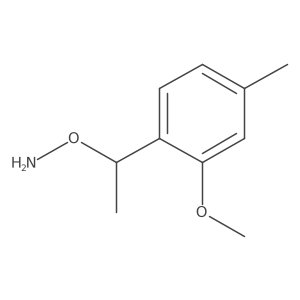 O-[1-(2-methoxy-4-methylphenyl)ethyl]hydroxylamine Structure