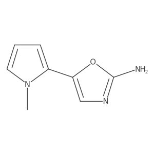 5-(1-methyl-1H-pyrrol-2-yl)-1,3-oxazol-2-amine Structure