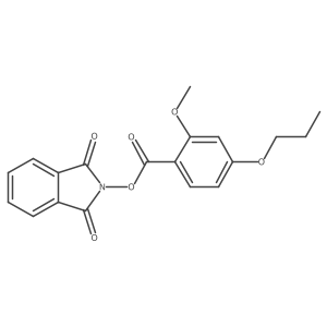 1,3-dioxo-2,3-dihydro-1H-isoindol-2-yl 2-methoxy-4-propoxybenzoate结构式
