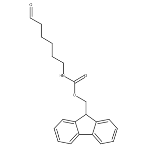 9H-fluoren-9-ylmethyl N-(6-oxohexyl)carbamate结构式