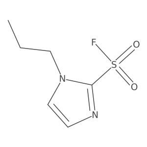 1-Propylimidazole-2-sulfonyl fluoride结构式