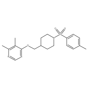 4,5-Dimethyl-6-((1-tosylpiperidin-4-yl)methoxy)pyrimidine Structure