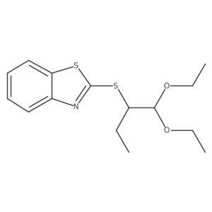 2-[[1-(Diethoxymethyl)propyl]thio]benzothiazole结构式