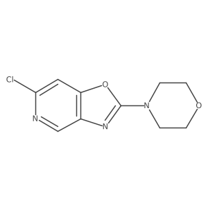 6-Chloro-2-morpholinooxazolo[4,5-C]pyridine Structure