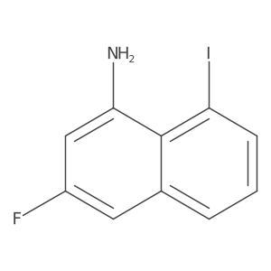 3-Fluoro-8-iodonaphthalen-1-amine Structure
