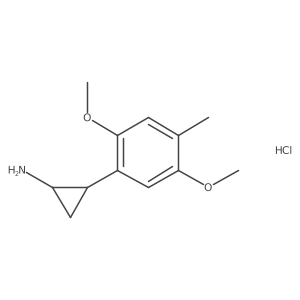 2-(2,5-Dimethoxy-4-methylphenyl)cyclopropan-1-amine hydrochloride Structure