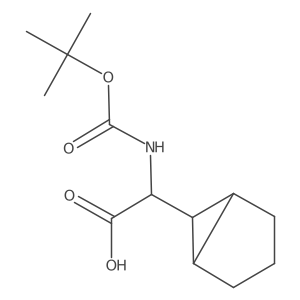(2S)-2-(Bicyclo[3.1.0]hexan-6-yl)-2-((tert-butoxycarbonyl)amino)acetic acid结构式