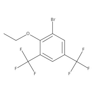 1-Bromo-2-ethoxy-3,5-bis(trifluoromethyl)benzene结构式
