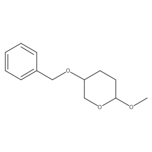 5-(benzyloxy)-2-methoxytetrahydro-2H-pyran结构式