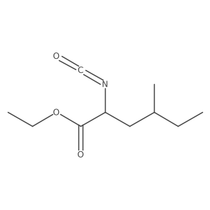 Ethyl 2-isocyanato-4-methylhexanoate Structure