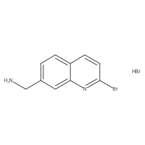 1-(2-Bromoquinolin-7-yl)methanamine hydrobromide结构式