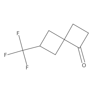 6-(Trifluoromethyl)spiro[3.3]heptan-1-one结构式