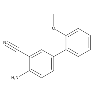 4-Amino-2'-methoxy-[1,1'-biphenyl]-3-carbonitrile结构式
