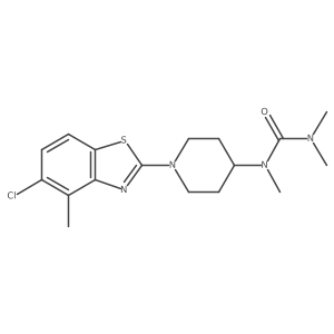 1-[1-(5-Chloro-4-methyl-1,3-benzothiazol-2-yl)piperidin-4-yl]-1,3,3-trimethylurea结构式