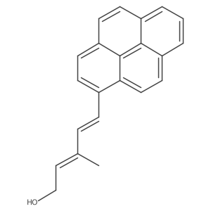(2E,4E)-3-Methyl-5-(1-pyrenyl)-2,4-pentadien-1-ol结构式