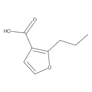 2-Propylfuran-3-carboxylic acid结构式