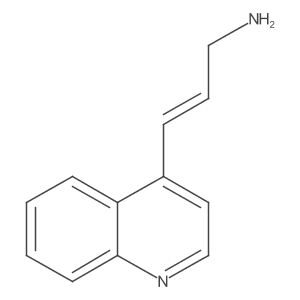 3-(Quinolin-4-yl)prop-2-en-1-amine结构式