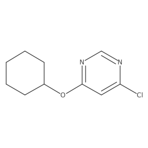 4-Chloro-6-(cyclohexyloxy)pyrimidine结构式