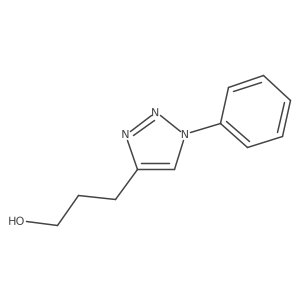 3-(1-Phenyl-1H-1,2,3-triazole-4-yl)-1-propanol Structure
