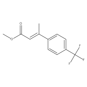methyl (2Z)-3-[4-(trifluoromethyl)phenyl]but-2-enoate Structure