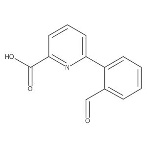 6-(2-Formylphenyl)picolinic acid结构式