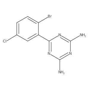 2'-BR-5'-Chlorobenzoguanamine Structure