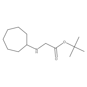 N-cycloheptylglycine t-butyl ester Structure