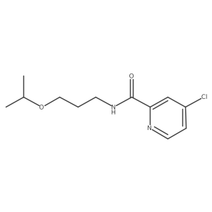 4-Chloro-N-(3-isopropoxypropyl)pyridine-2-carboxamide Structure