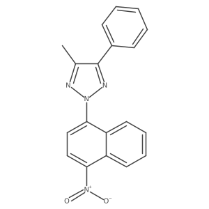 4-Methyl-2-(4-nitro-1-naphthalenyl)-5-phenyl-2H-1,2,3-triazole Structure