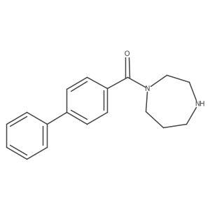 1-{[1,1'-Biphenyl]-4-carbonyl}-1,4-diazepane结构式