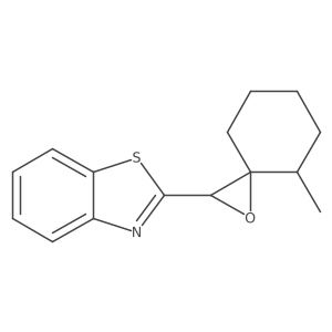2-[(2R,3S,4R)-4-Methyl-1-oxaspiro[2.5]octan-2-yl]-1,3-benzothiazole结构式