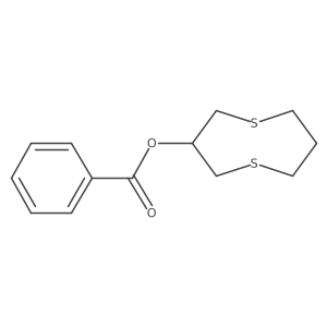 1,5-Dithiocan-3-ol, 3-benzoate结构式