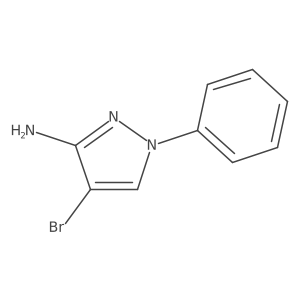 4-Bromo-1-phenyl-1H-pyrazol-3-amine Structure
